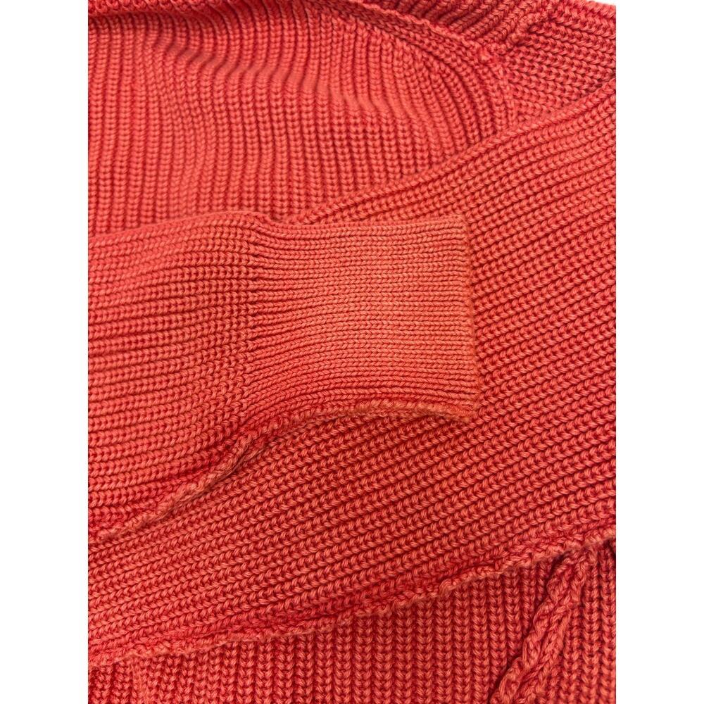 NWOT Free People Worn Thru Dark Coral Surplus Cardi Cropped Slouchy Cotton Sz XS - Picture 6 of 9